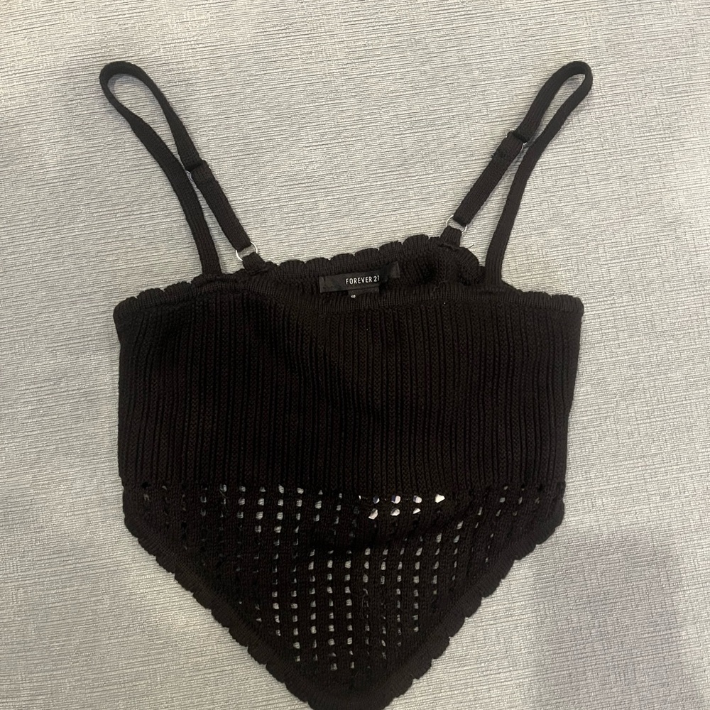 Forever 21 Black Knit Top